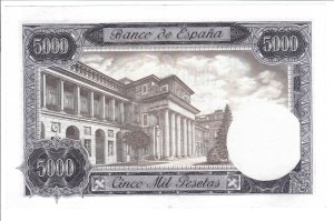 Foreign Banknotes - Spain - El Banco de Espana 5000 Pesetas. 06/02/19...