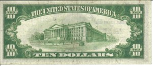Foreign Banknotes - USA - Federal Reserve Bank Note. 10 Dollars 1929 s...