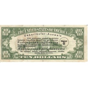 Foreign Banknotes - USA - 10 Dollari Biglietti partigiani. Biglietto...