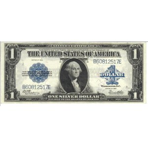Foreign Banknotes - USA - Silver Certificate. 1 Dollar 1923 signatures...