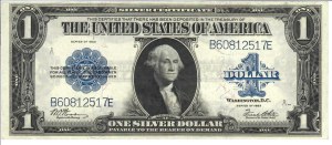 Foreign Banknotes - USA - Silver Certificate. 1 Dollar 1923 signatures...