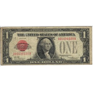 Foreign Banknotes - USA - Legal Tender Notes. 1 Dollar 1928 series. Fr...