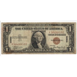 Foreign Banknotes - USA - Silver Certificates. 1 Dollar 1935 A -Signat...