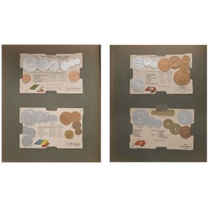 Other - LE MONETE DEL MONDO. Insieme di cartoline con m...