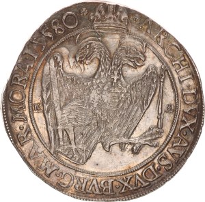 Rudolph, taler 1580, Kremnitz, weak strike