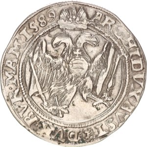 Rudolph, ¼ taler 1589, Kuttenberg, scarce year