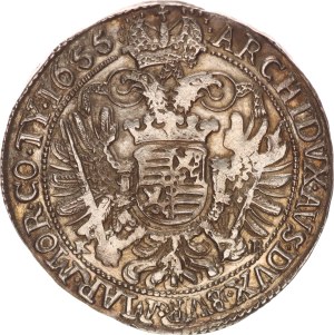 Ferdinand III.(1608-1657), taler, Kremnitz, 1655