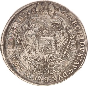 Leopold I.(1657-1705), taler, Kremnitz, 1696