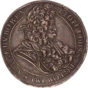 Leopold I.(1657-1705), taler, Kremnitz, 1698