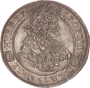 Leopold I.(1657-1705), ½ taler, Kremnitz, 1699