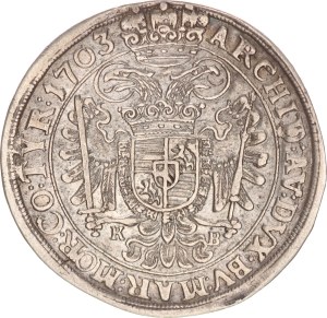 Leopold I.(1657-1705), ½ taler, Kremnitz, 1703