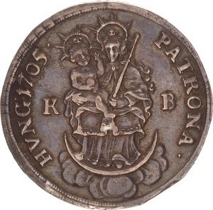 War of Independence, Franz Rakóczi II., ½ taler, Kremnitz, 1705