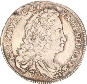 Karl III., 30 kreuzer, Kremnitz, 1740