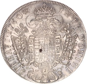 Franz I., taler, H-A, Wien, 1760