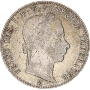 Franz Joseph I.(1848-1916), ¼ florin, M, Milano, R!, 1859