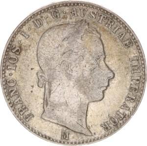 Franz Joseph I.(1848-1916), ¼ florin, M, Milano, R!, 1859