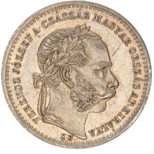 Franz Joseph I.(1848-1916), 20 krajcár VÁLTÓ PÉNZ, KB, R!, 1868