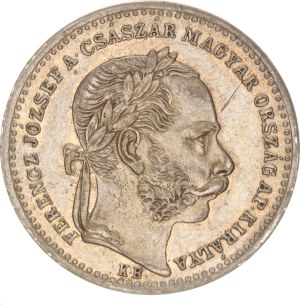 Franz Joseph I.(1848-1916), 20 krajcár VÁLTÓ PÉNZ, KB, R!, 1868