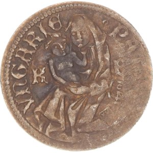 Franz Joseph I.(1848-1916), Millenium denar for the type of Matthias I., 1896