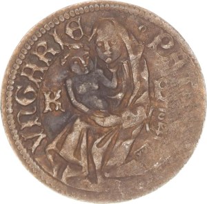 Franz Joseph I.(1848-1916), Millenium denar for the type of Matthias I., 1896