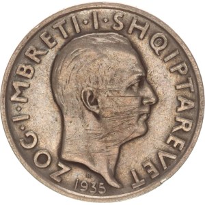 Zog I.,1 franga Ar, 1935