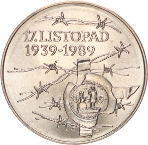 100 korun, 17th november 1939-1989, 1989