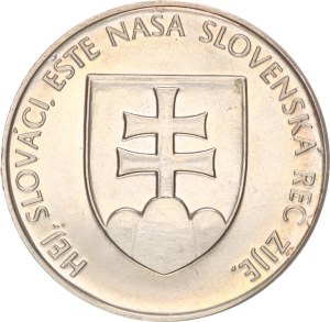 silver medal, Andrej Hlinka, after 1993, 27mm, 1993