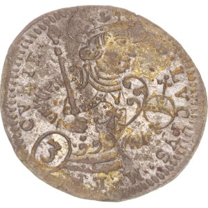 3 kreuzer, slightly bent, 1737