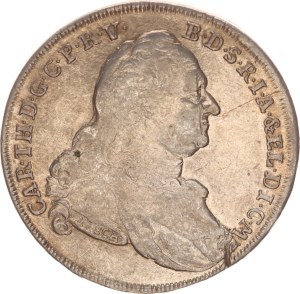 Karl Theodor, taler, mountmark,1779