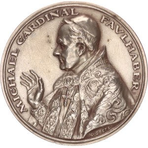 Kardinal Michael Fauluaber Erzbischof von München, silbermedaille /1927/,o.J.