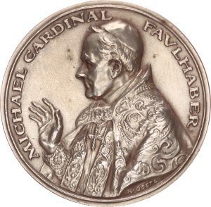 Kardinal Michael Fauluaber Erzbischof von München, silbermedaille /1927/,o.J.