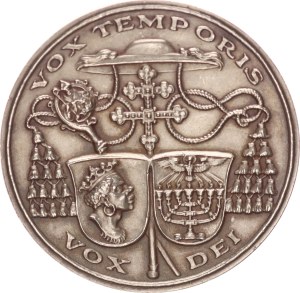 Kardinal Michael Fauluaber Erzbischof von München, silbermedaille /1927/,o.J.