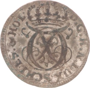 Karl Friedrich, 1 schilling, BH,1707