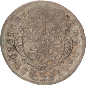 Maximilian II. Joseph, 3 kreuzer,1718