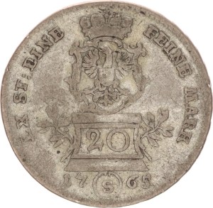 Alexander, 20 kreuzer, S,1765
