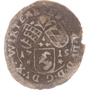 Eberhard Ludwig, 1 kreuzer, Stuttgart,1715