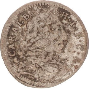 Karl Albrecht, 3 kreuzer,1737