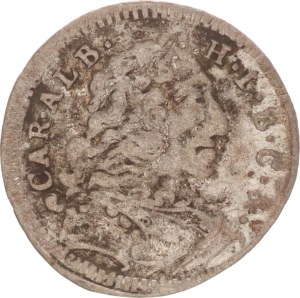 Karl Albrecht, 3 kreuzer,1737