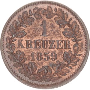 1 kreuzer,1859