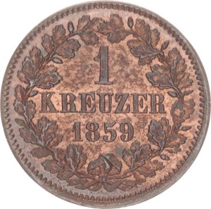 1 kreuzer,1859