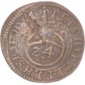 Peter Philip von Dernbach, 1/24 taler,1683
