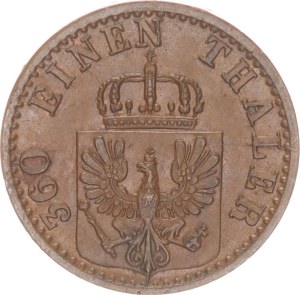 Wilhelm I., 1 pfennig, C,1873