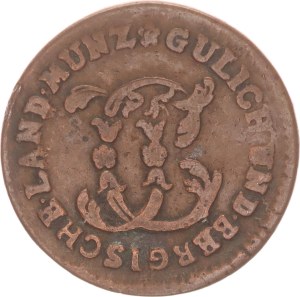 Karl Theodor, 1/2 stüber, PR,1786