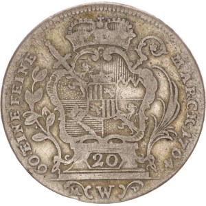 Adam Friedrich von Seinsheim, 20 kreuzer,1764
