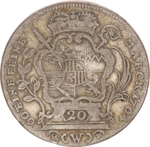 Adam Friedrich von Seinsheim, 20 kreuzer,1764