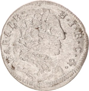 Karl Albrecht, 3 kreuzer,1736