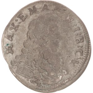 Maximilian II. Emanuel, 3 kreuzer,1690