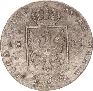 Friedrich Wilhelm III., 4 groschen, A,1804