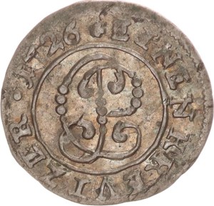 Karl Philipp, 1 kreuzer,1726