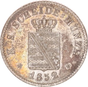 Friedrich August II., 2 neugroschen, F,1852